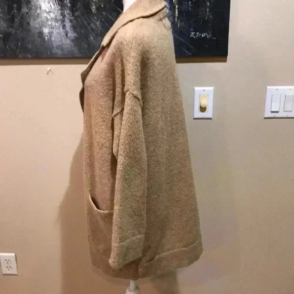 THREAD & SUPPLY Open Front Vita Jacket with Fold Down Collar &Two Side Pockets-S - Picture 5 of 7